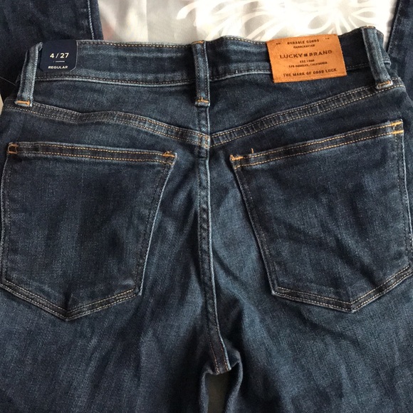 Lucky Brand Cropped Bootcut Jeans Regular EU SZ 27 - Picture 4 of 7